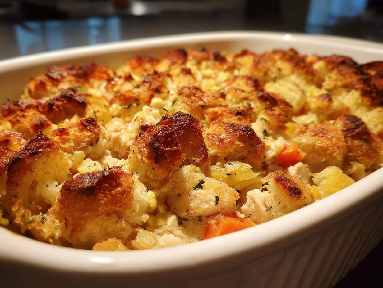 41-Minute Chicken and Stuffing Casserole That Will Wow You