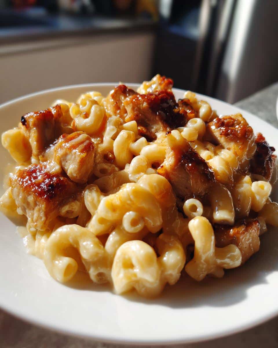 Creamy Honey Pepper Chicken Mac and Cheese Delight - detail 1