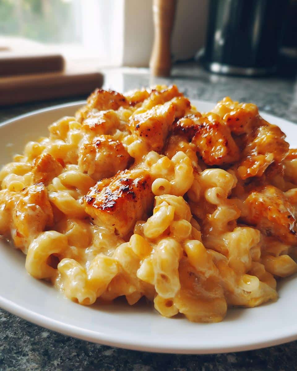 Creamy Honey Pepper Chicken Mac and Cheese Delight - detail 2