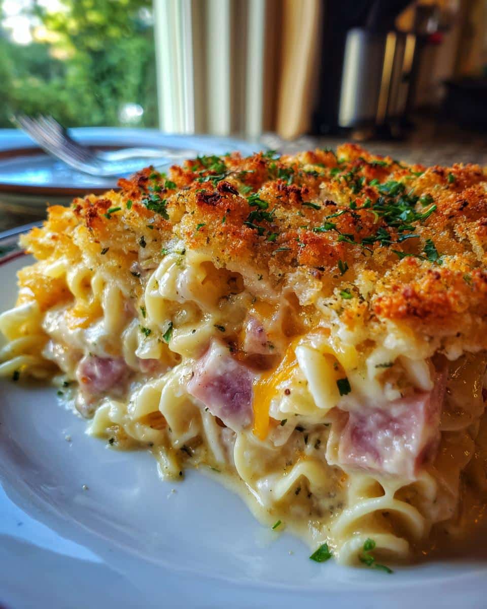 Ham and Noodle Casserole - detail 2