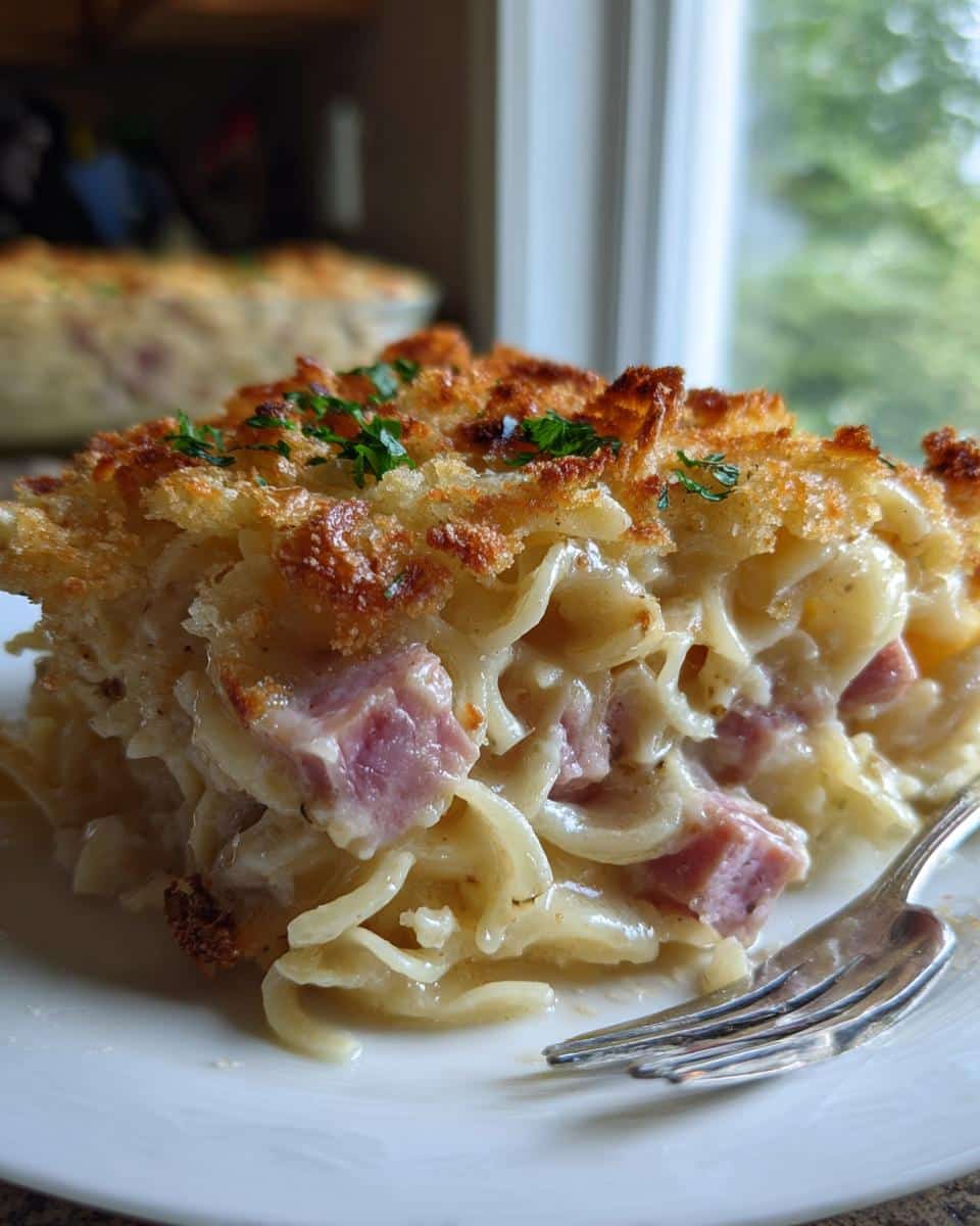 Ham and Noodle Casserole - detail 3