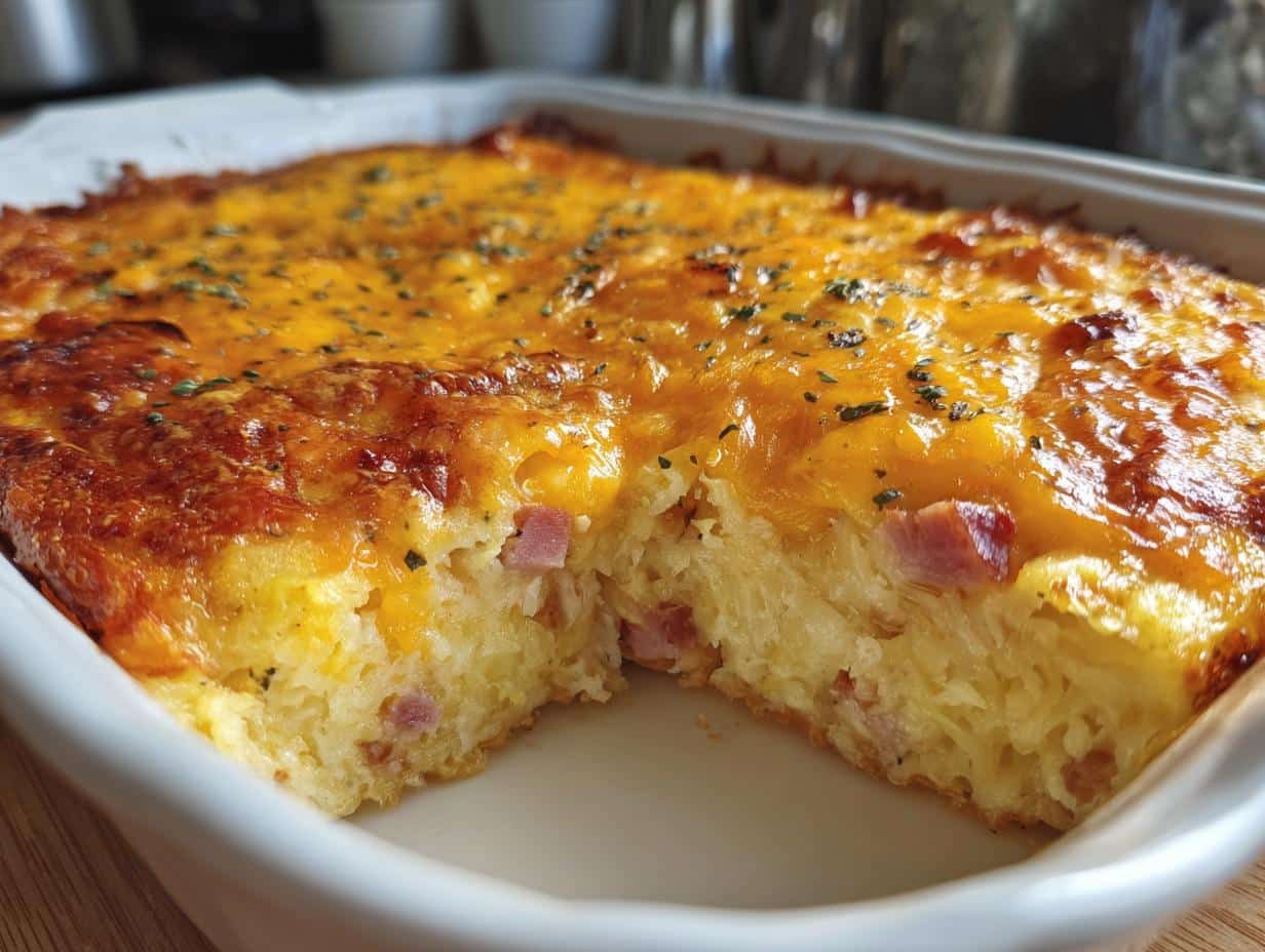 Irresistible 6-Ingredient Hash Brown Breakfast Casserole Magic
