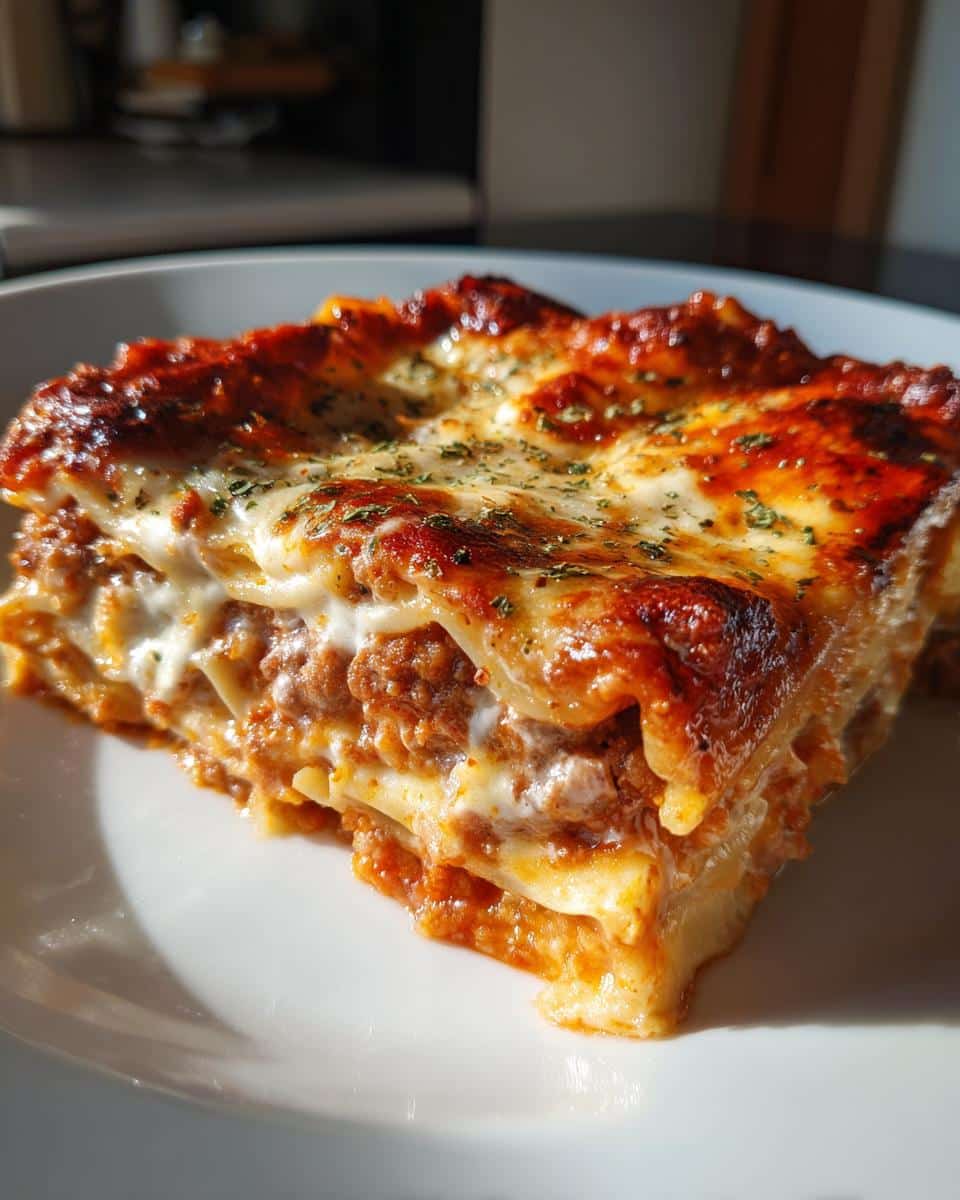 Sausage and Cheese Lasagna - detail 3