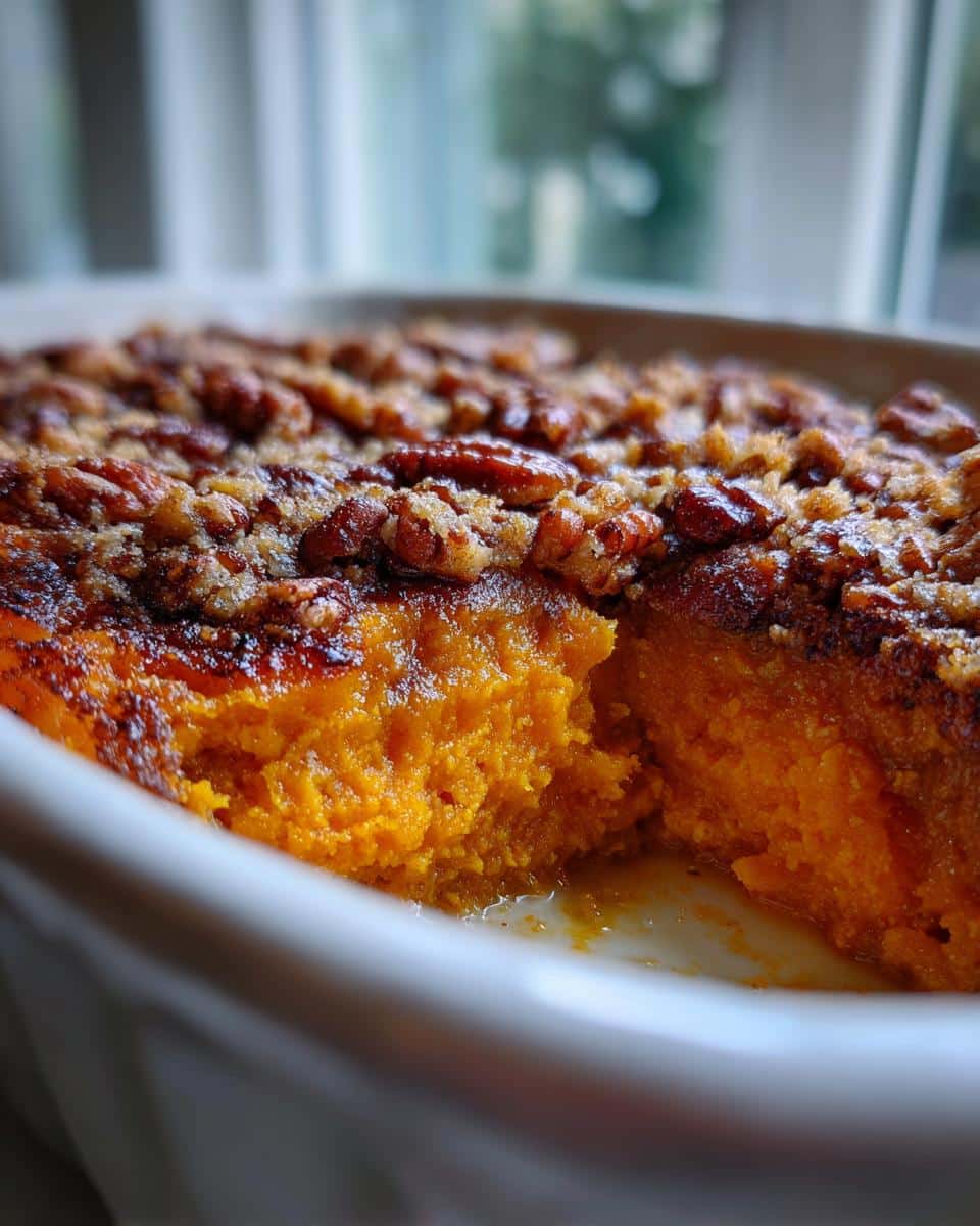 Sweet Potato Casserole with Pecan Topping - detail 3