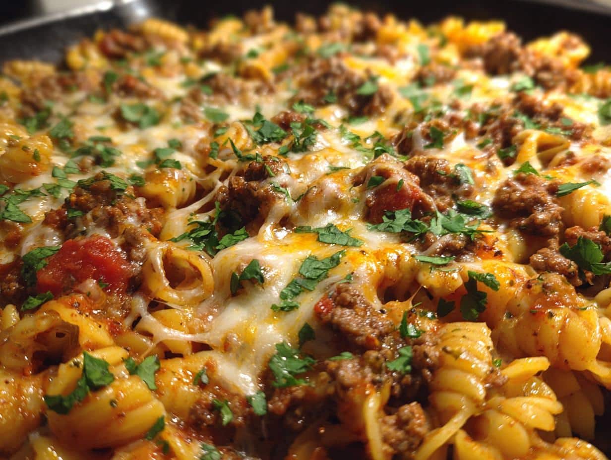 20-Minute Taco Pasta Casserole Saves Busy Nights