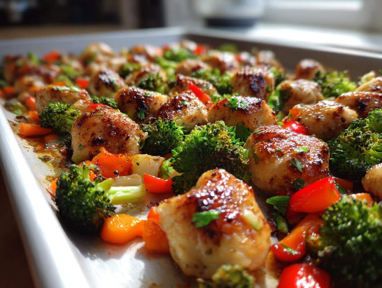 30-Minute Chicken & Veggie Bake: Effortless Weeknight Magic