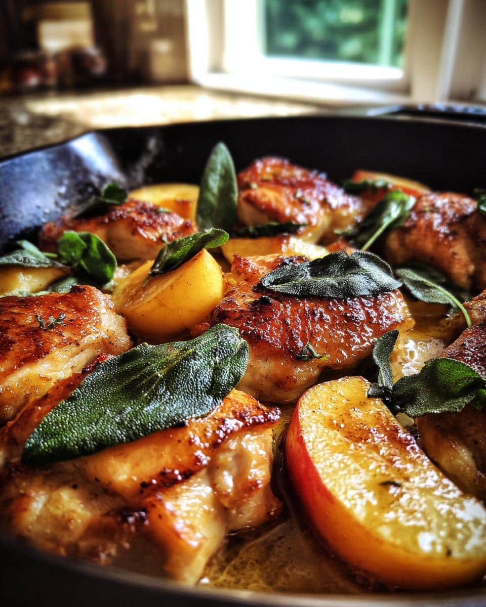 Apple & Sage Chicken Skillet Bake - detail 1