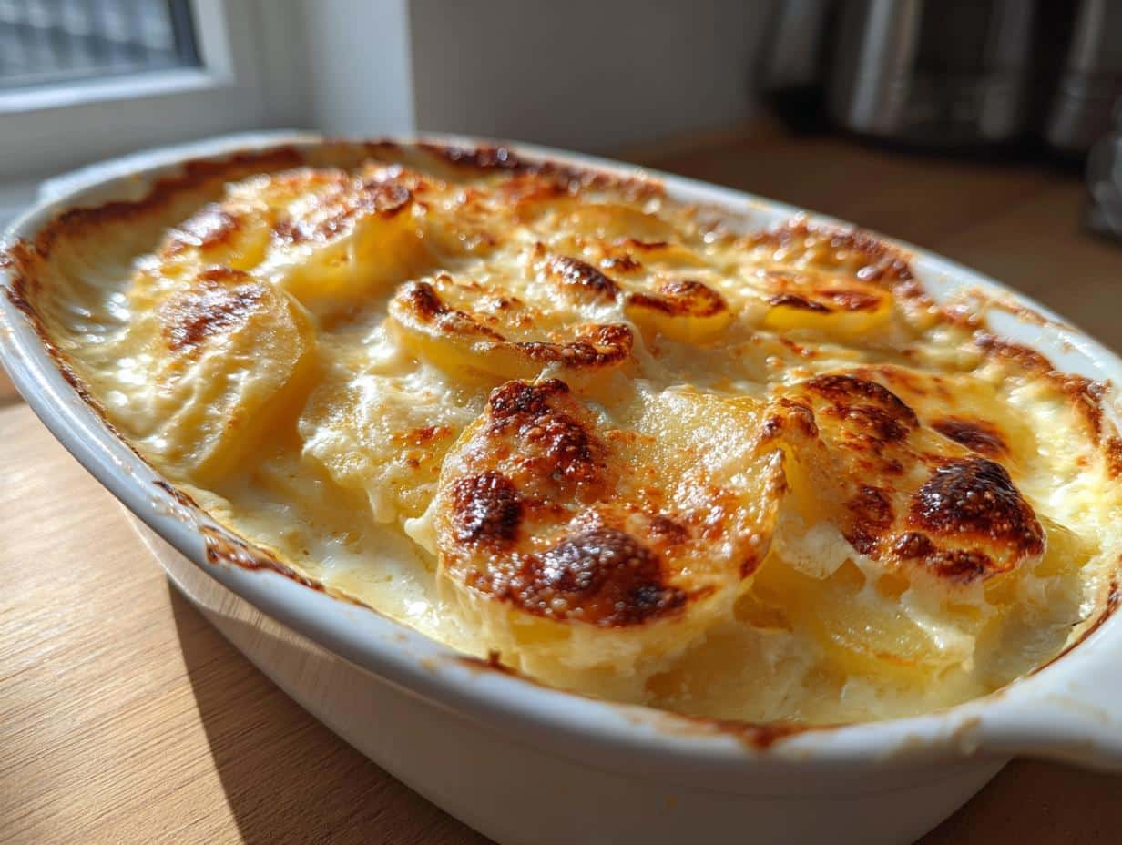 Irresistible 4-Ingredient Au Gratin Potatoes Recipe