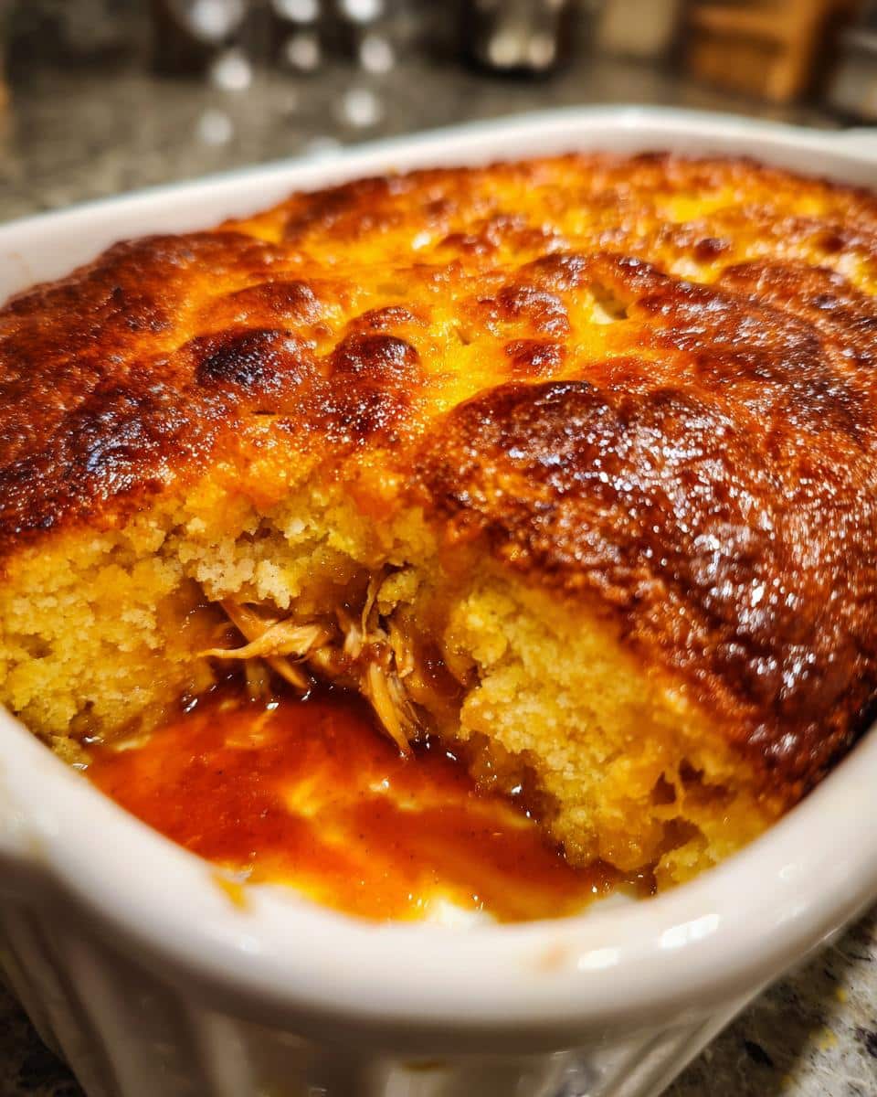 BBQ Chicken Cornbread Casserole - detail 1