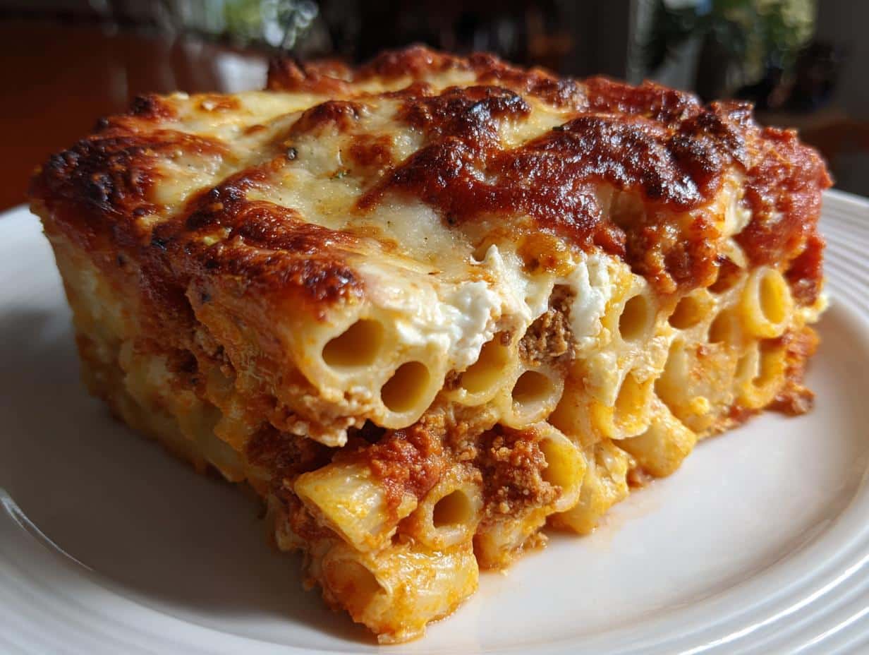 Creamy Baked Ziti with Ricotta – 25 Minutes to Perfection