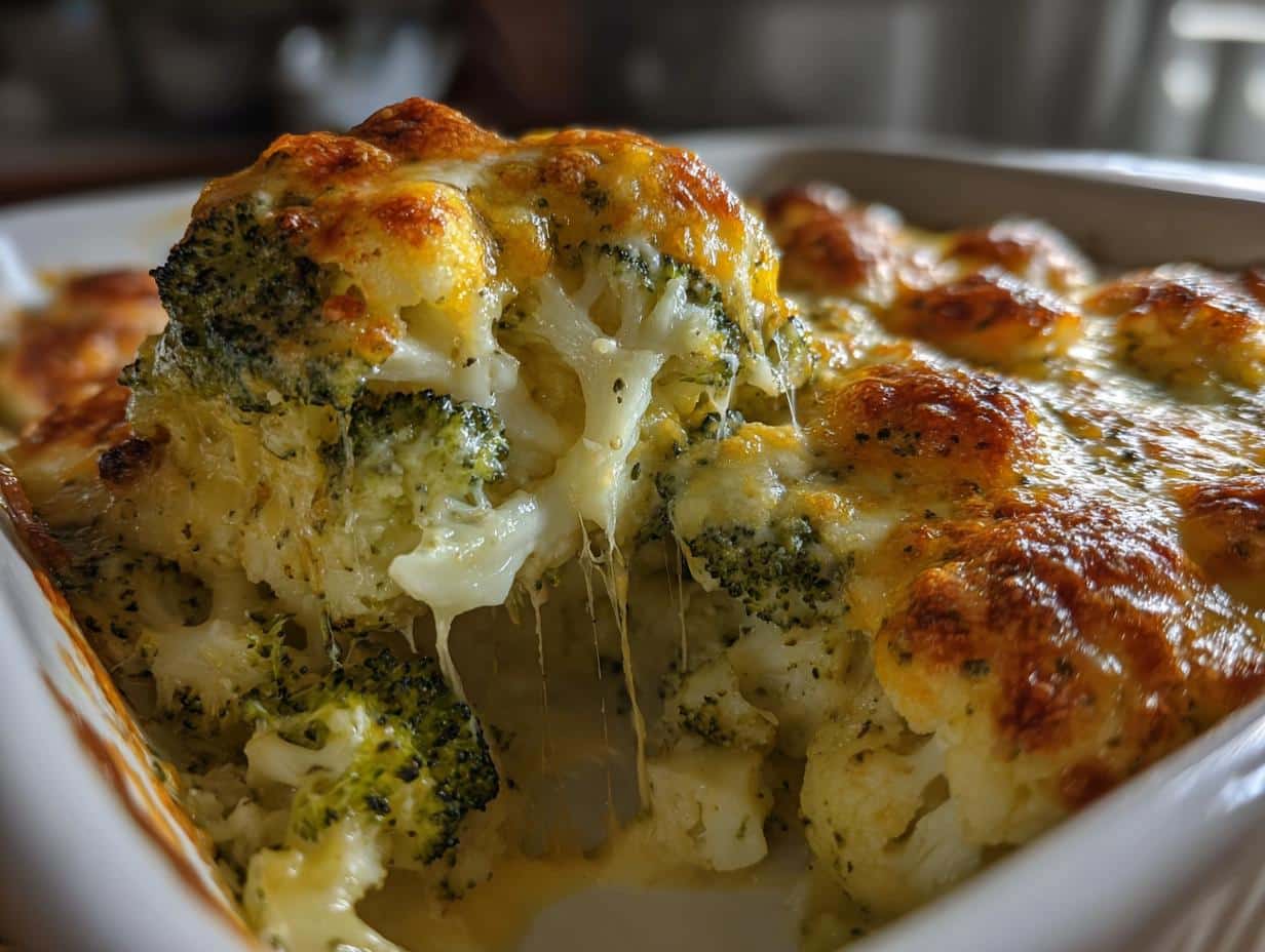 Irresistible Broccoli & Cauliflower Bake in 30 Minutes