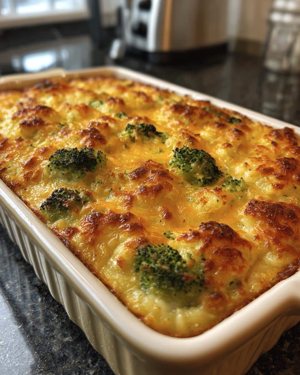 Broccoli Cheddar & Hashbrown Casserole - detail 1