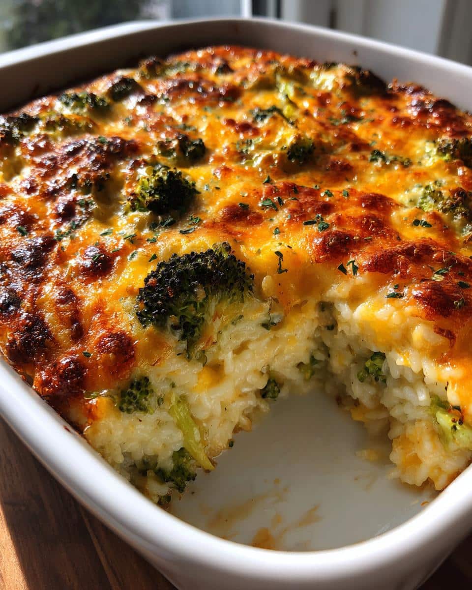 Broccoli & Cheese Rice Bake - detail 2