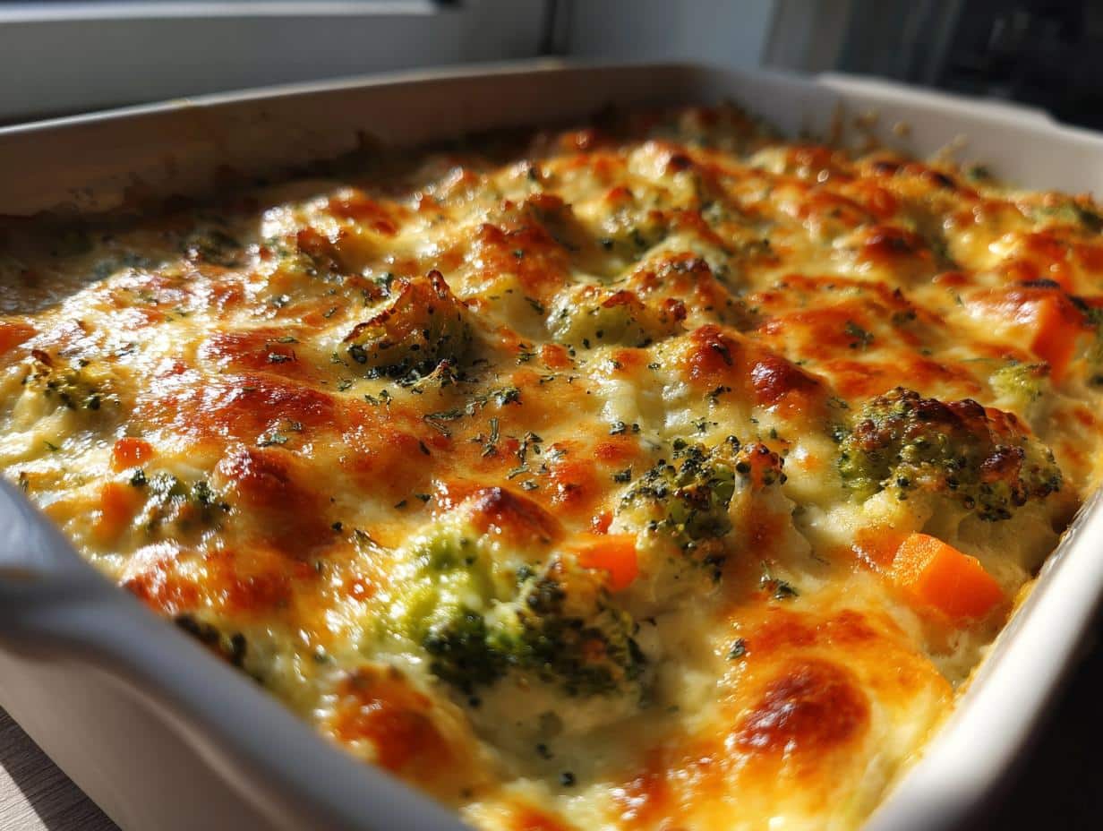 12 Heartwarming Carrot & Broccoli Cheese Bake Your Family Will Crave
