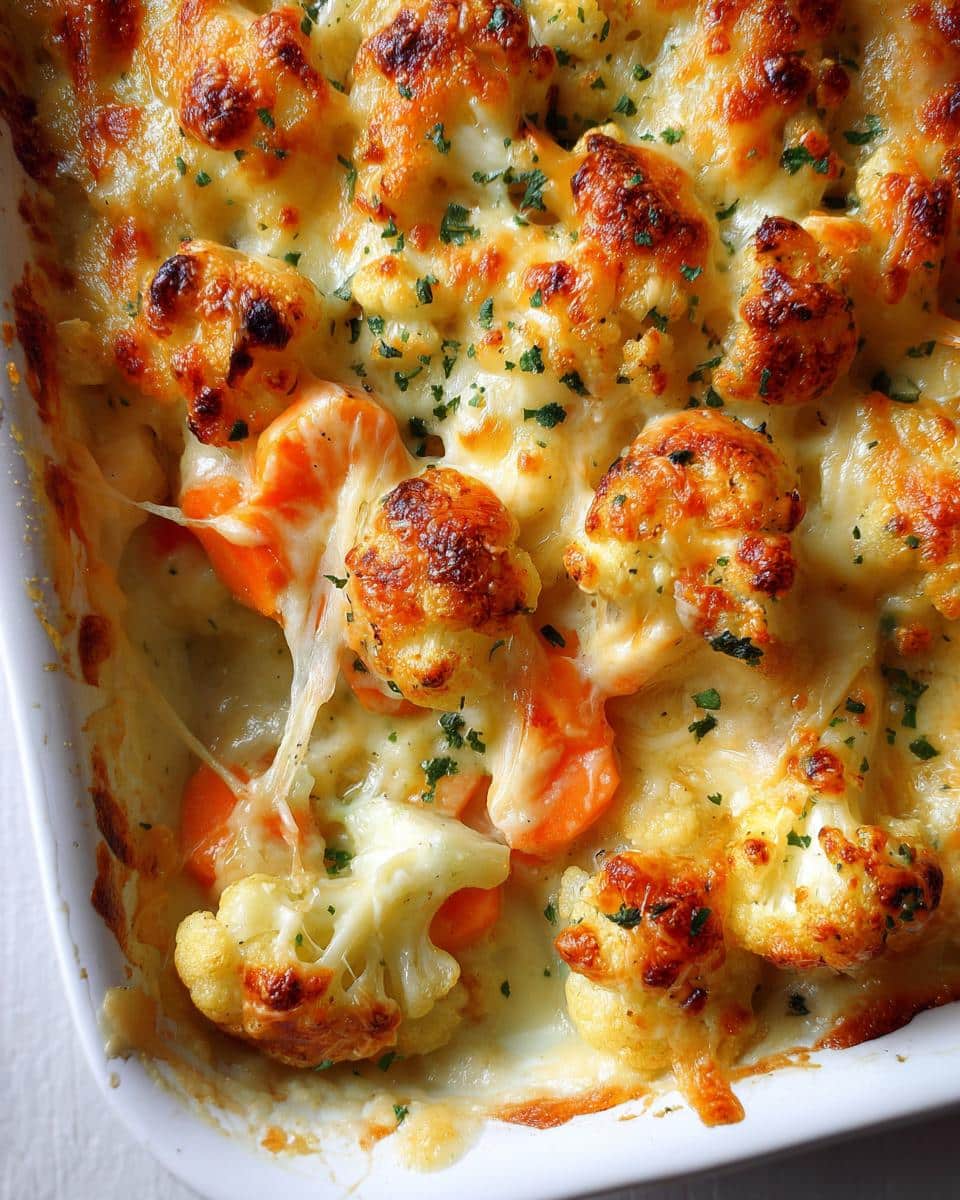 Cauliflower, Carrot & Cheese Bake - detail 1