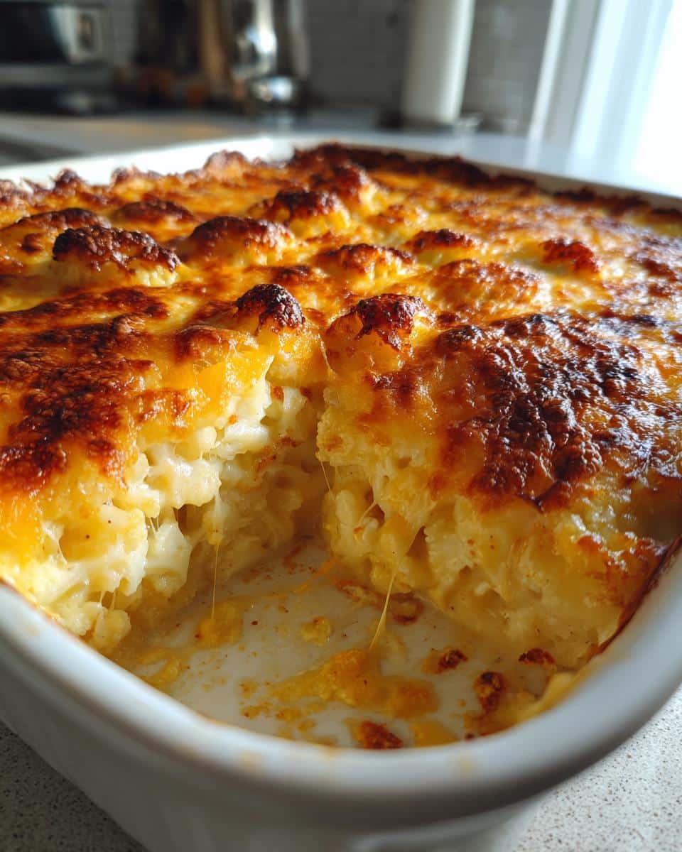 Cauliflower & Cheese Layered Casserole - detail 1