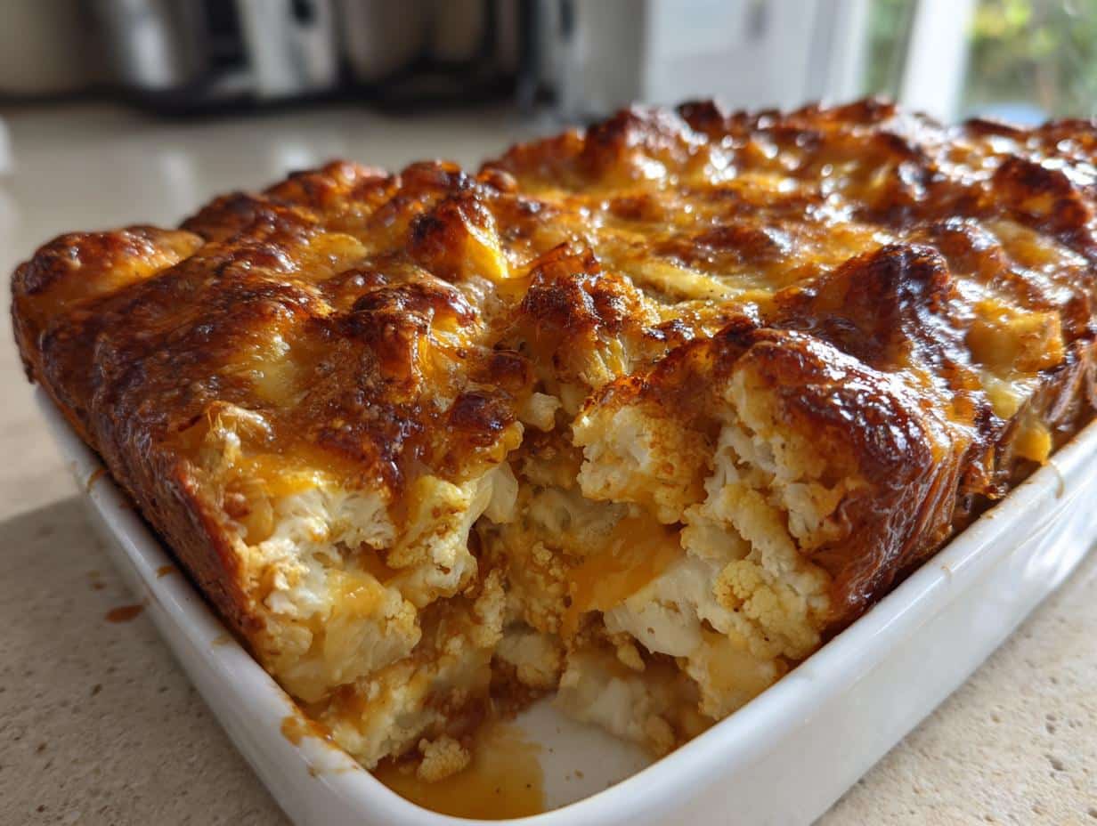 Irresistible Cauliflower & Cheese Casserole Your Family Craves