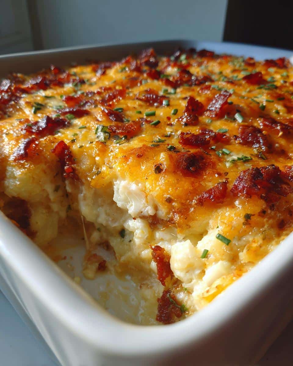 Cheesy Bacon Ranch Potato Casserole - detail 1
