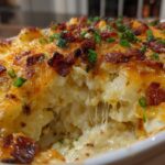 Cheesy Bacon Ranch Potato Casserole