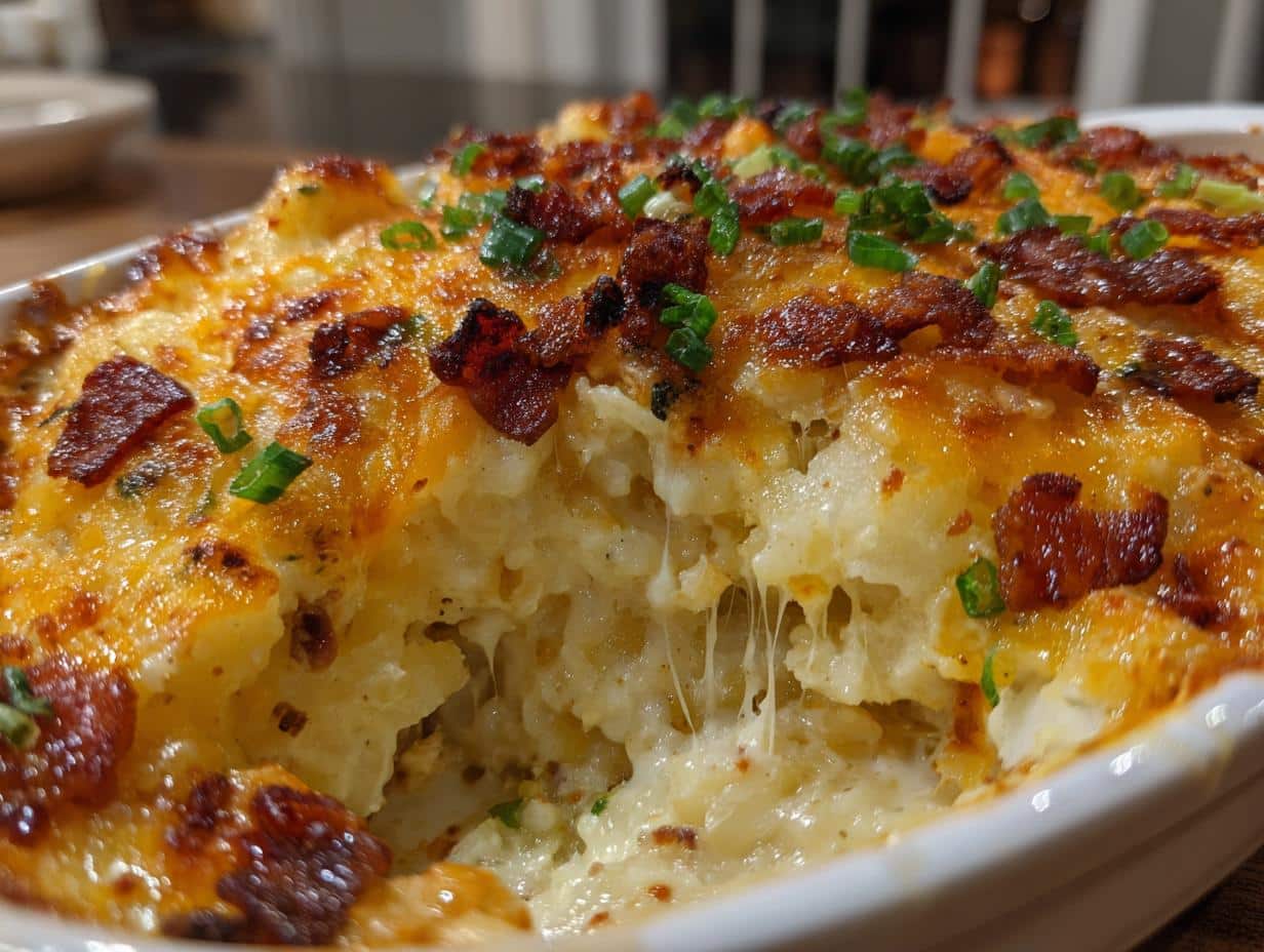 Irresistible Cheesy Bacon Ranch Potato Casserole Recipe
