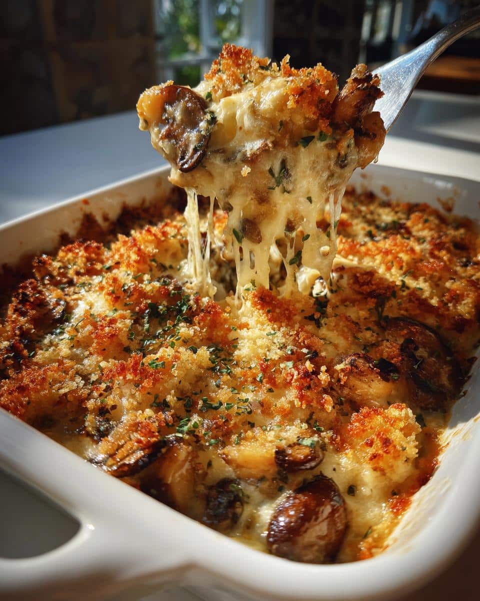 Cheesy Mushroom & Herb Bake - detail 1