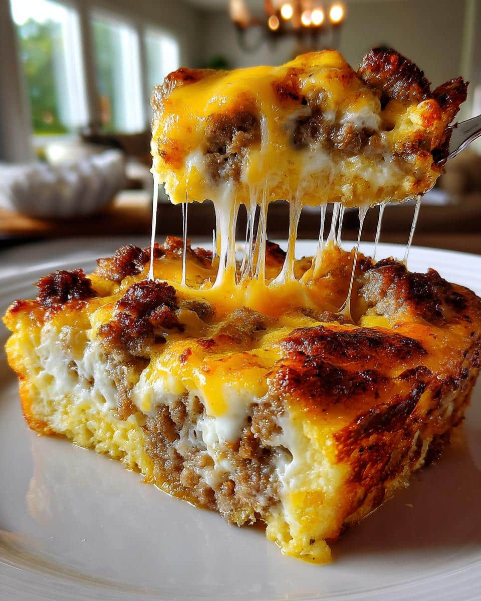 Cheesy Sausage & Egg Casserole - detail 2