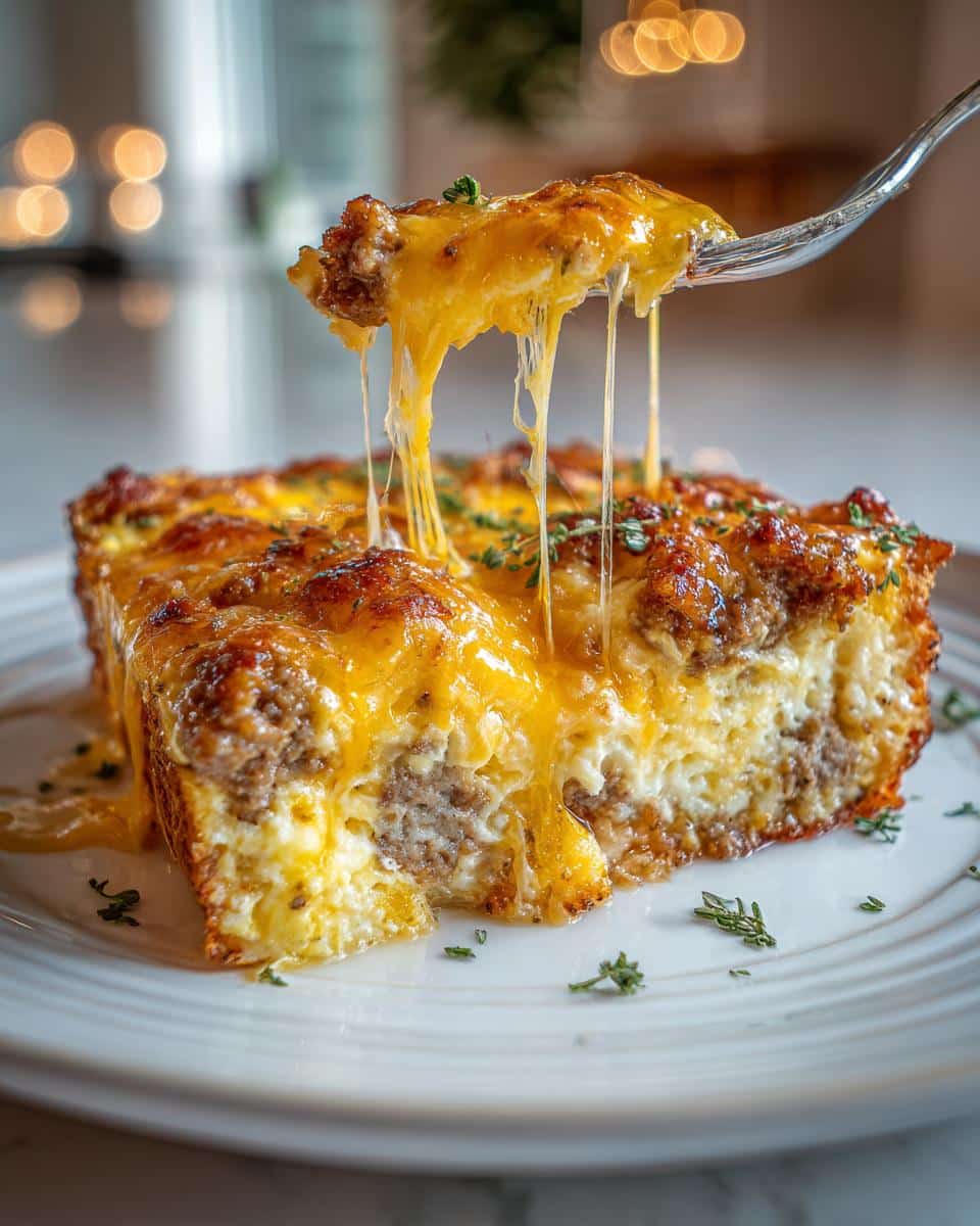 Cheesy Sausage & Egg Casserole - detail 3