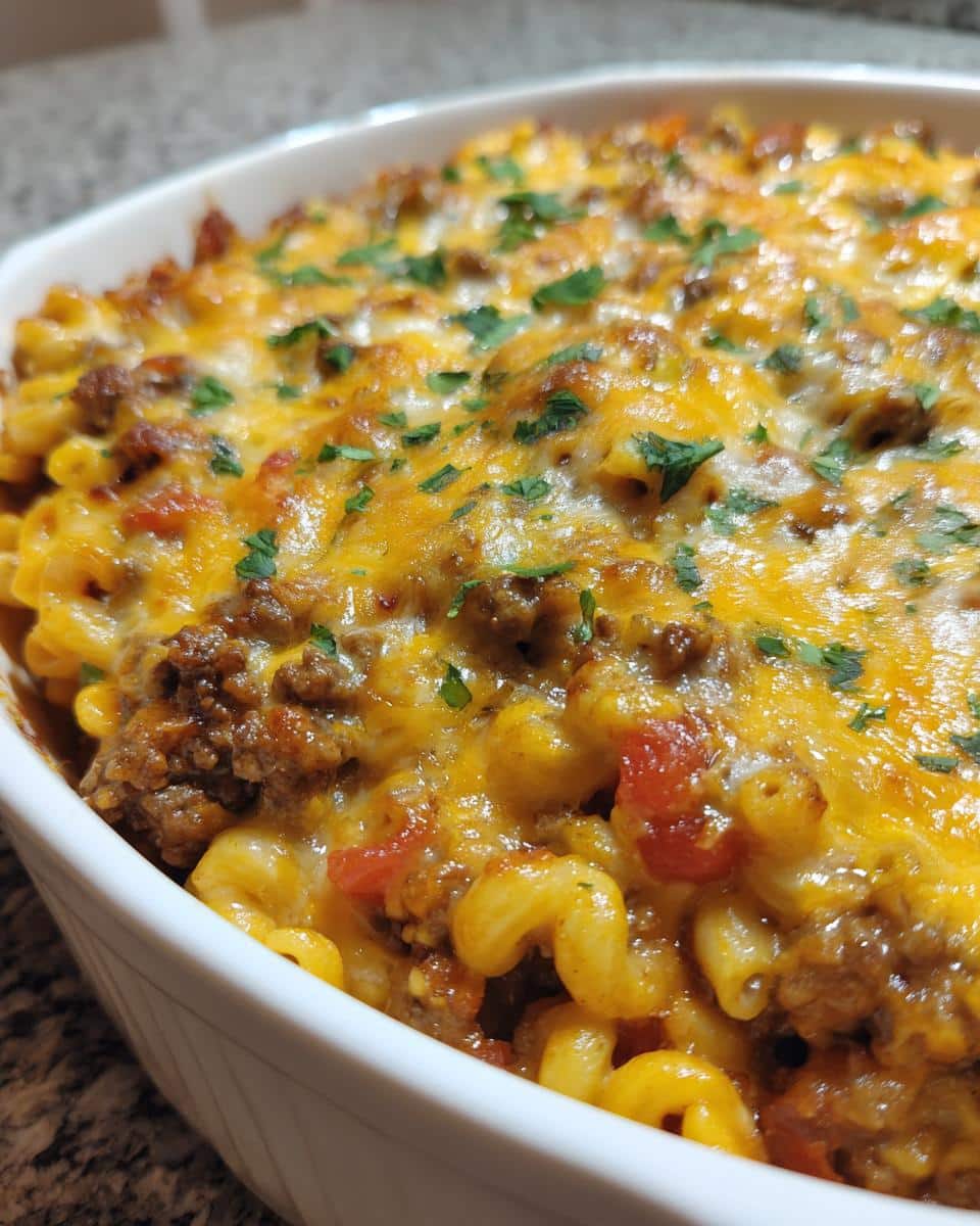 Cheesy Taco Pasta Casserole - detail 1
