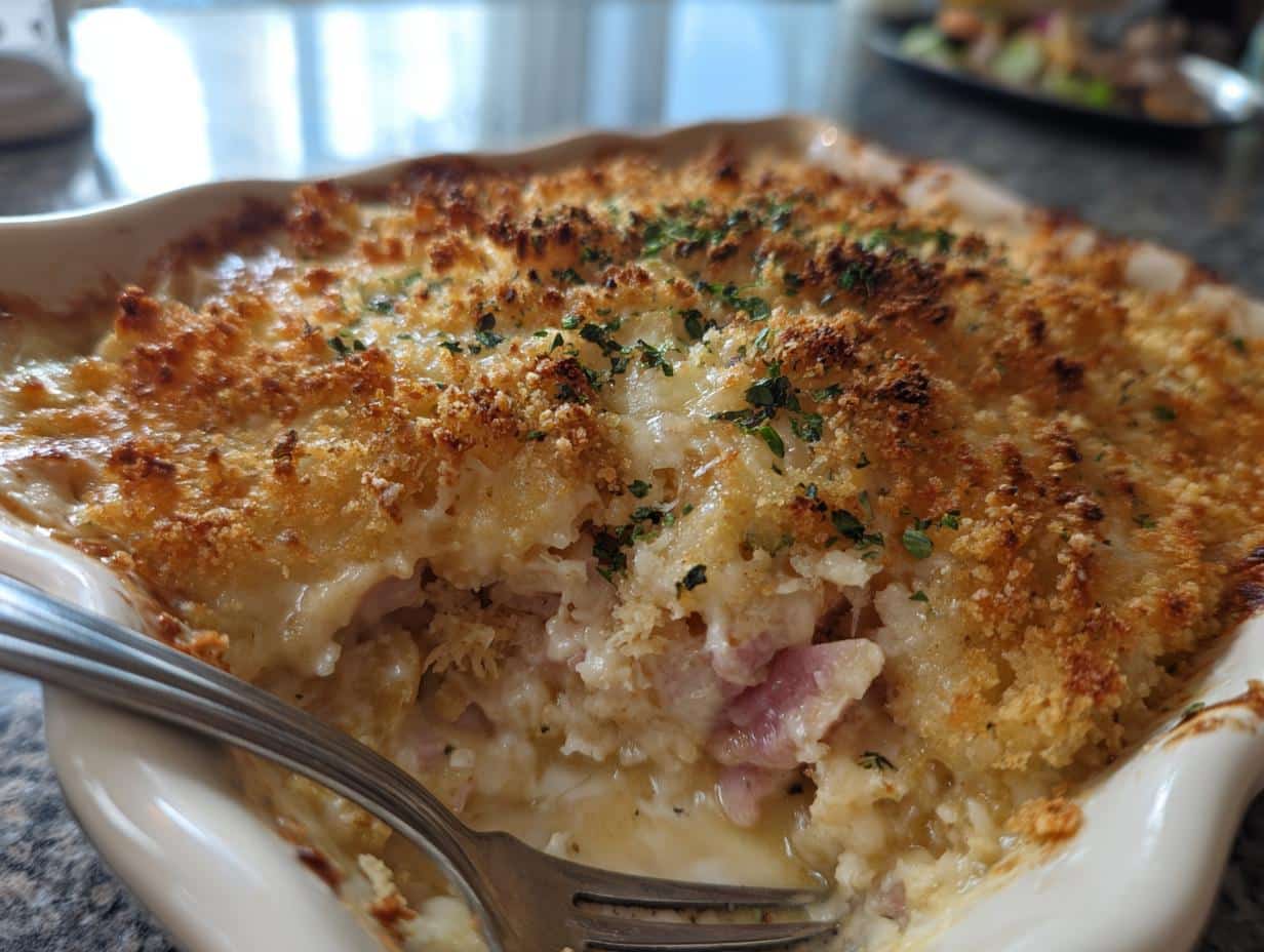 Irresistible Chicken Cordon Bleu Casserole in 25 Minutes