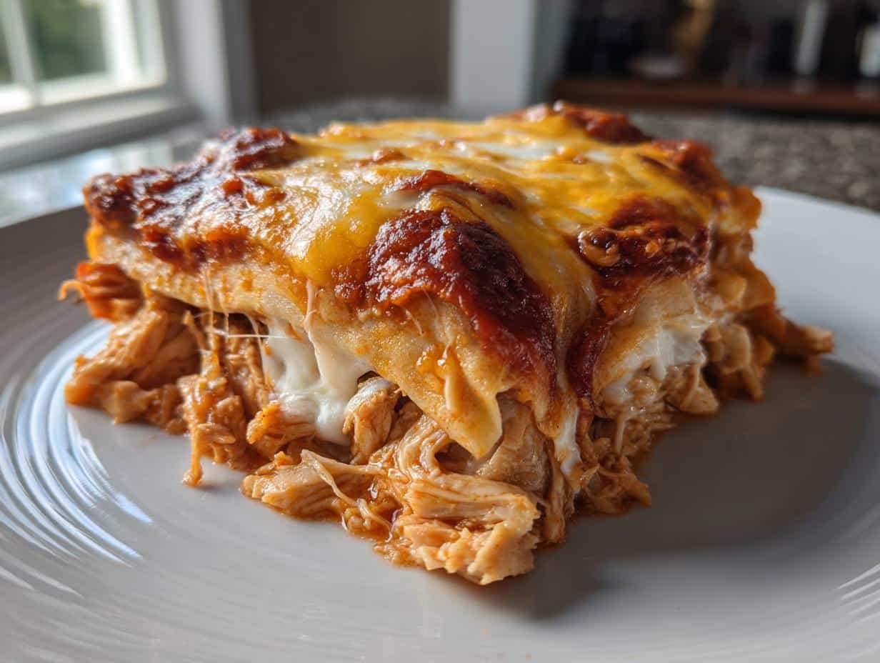 Irresistible 15-Minute Chicken Enchilada Casserole Recipe