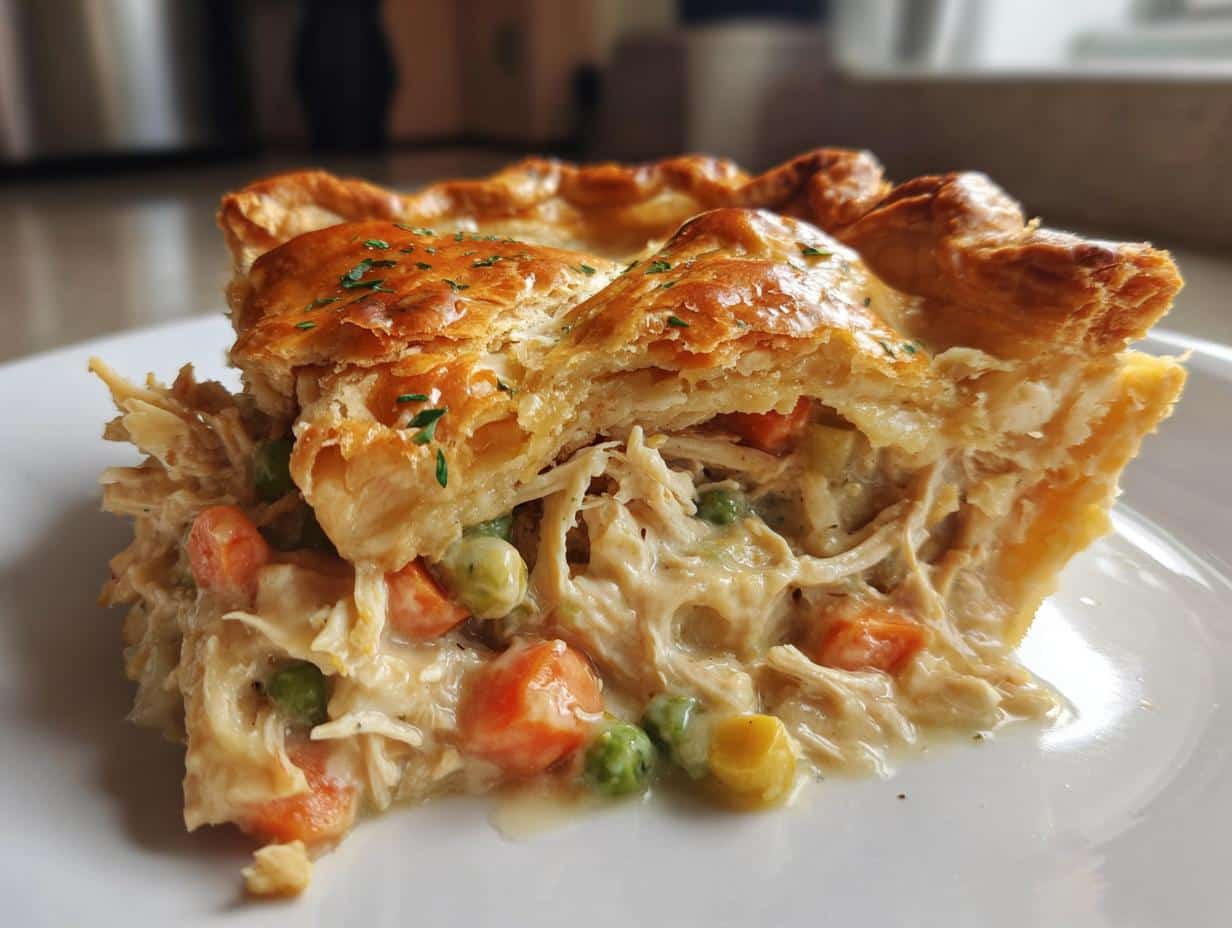 Amazing Chicken Pot Pie Casserole Recipe with 2 Cups Chicken