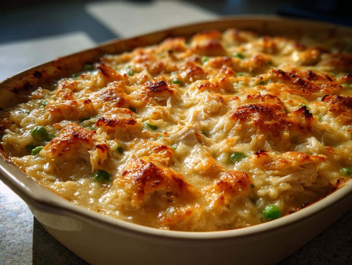 1-Pan Classic Chicken & Rice Casserole for Irresistible Comfort