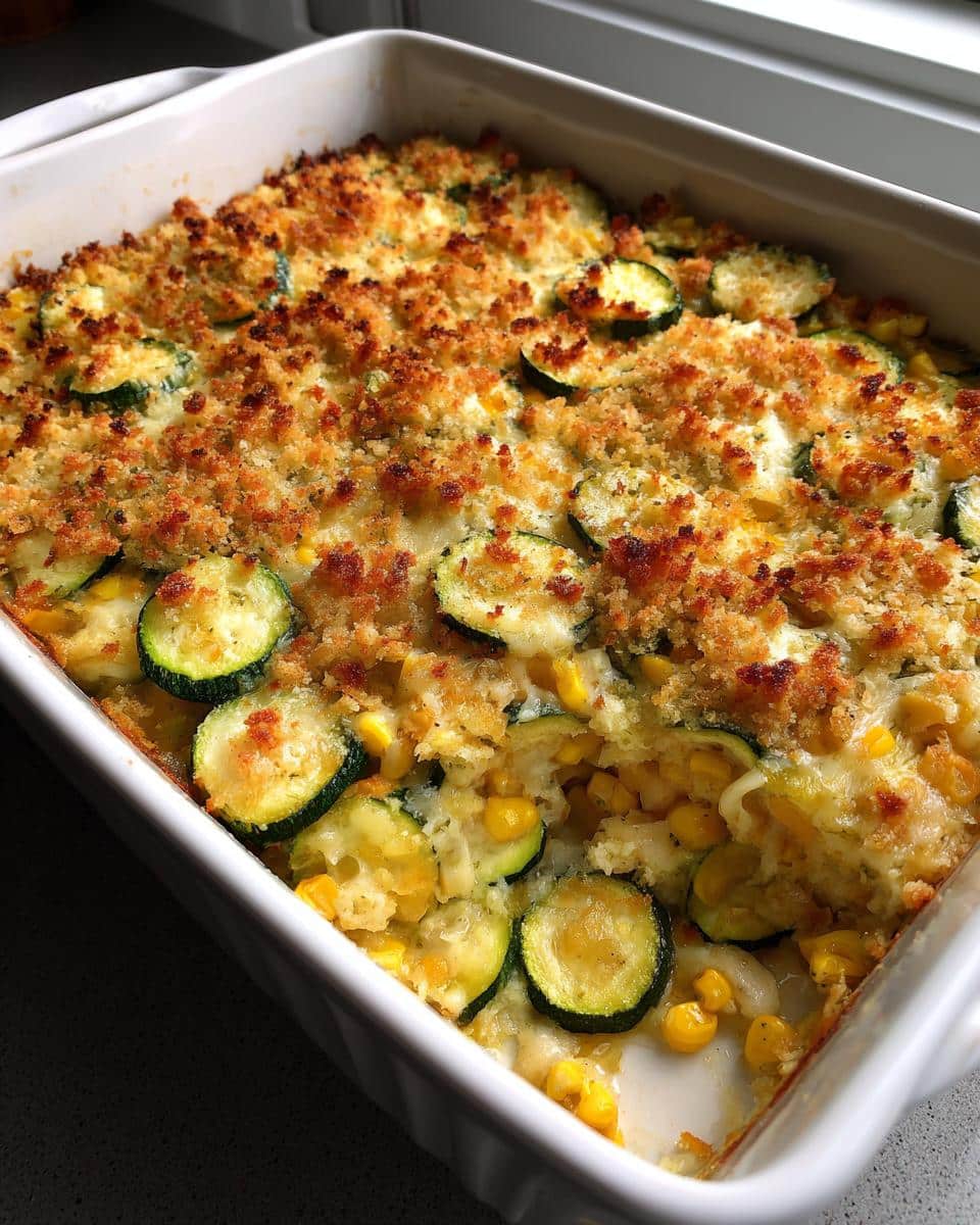 Corn & Zucchini Casserole - detail 1