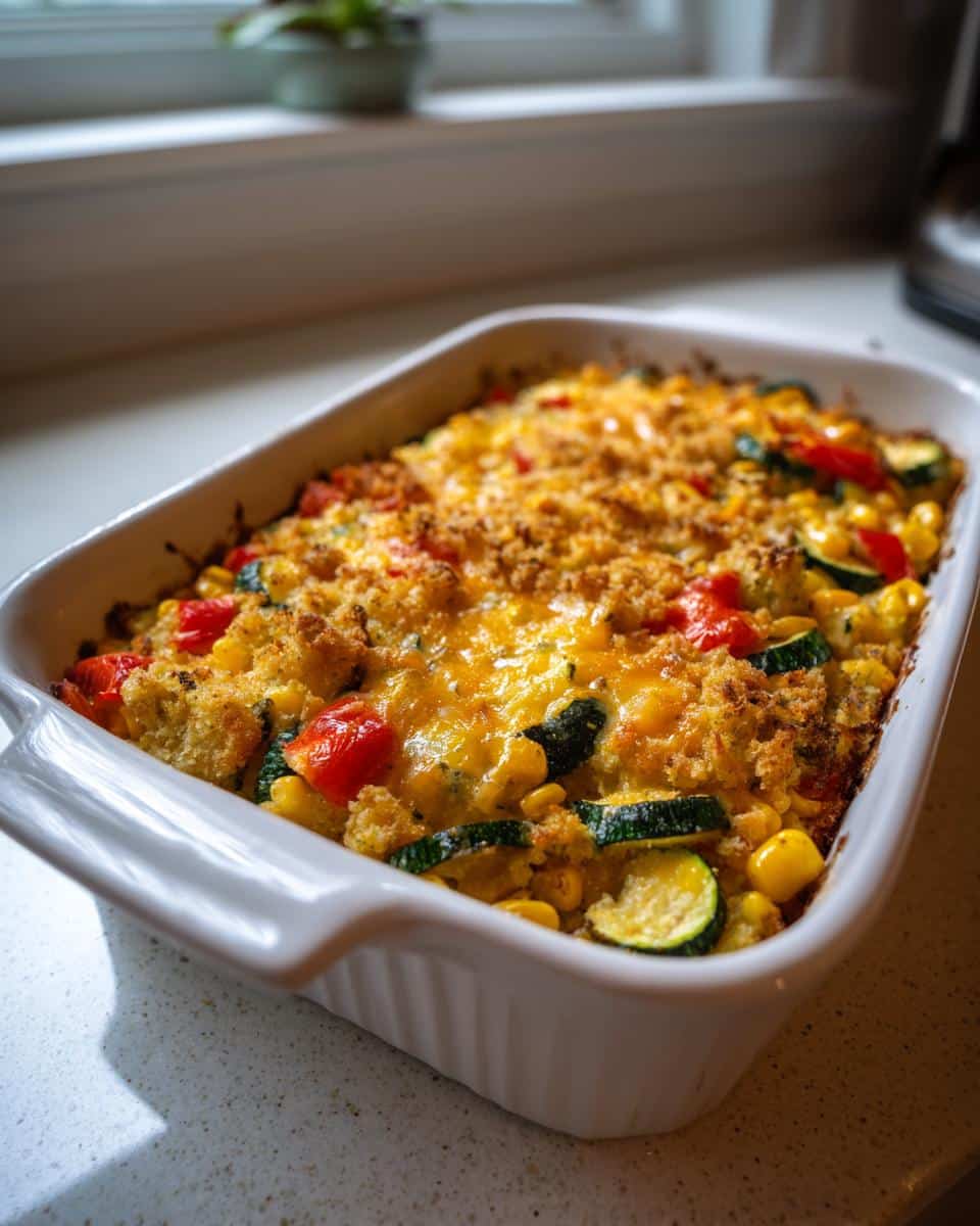 Corn & Zucchini Casserole - detail 2