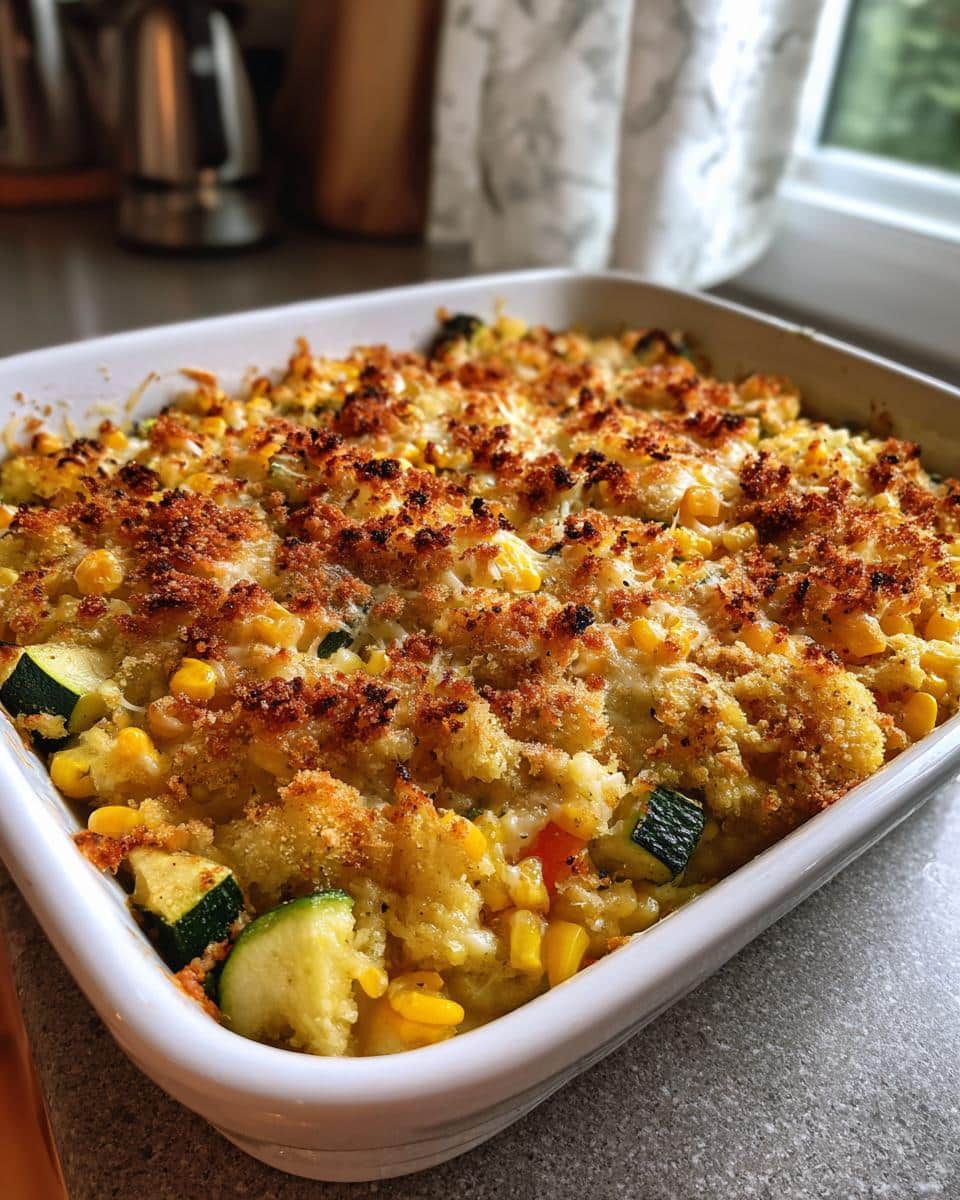 Corn & Zucchini Casserole - detail 3