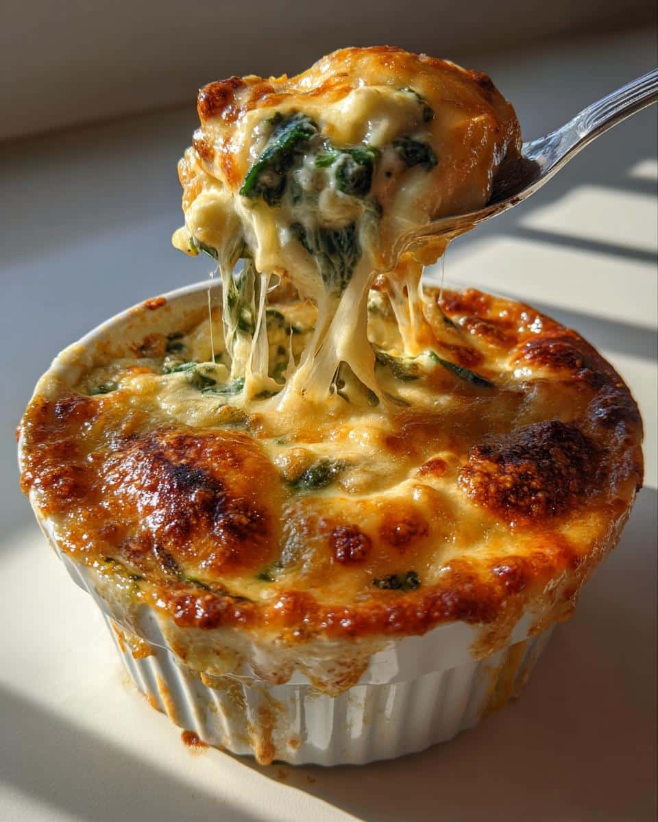 Creamy Cheesy Spinach Bake - detail 1