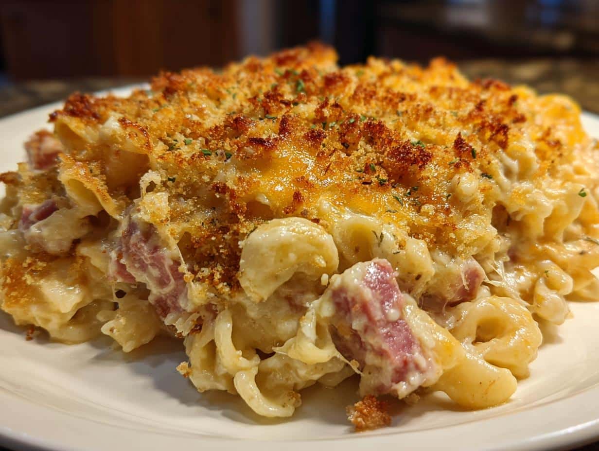 Creamy Ham & Noodle Casserole: A 30-Minute Comfort Masterpiece
