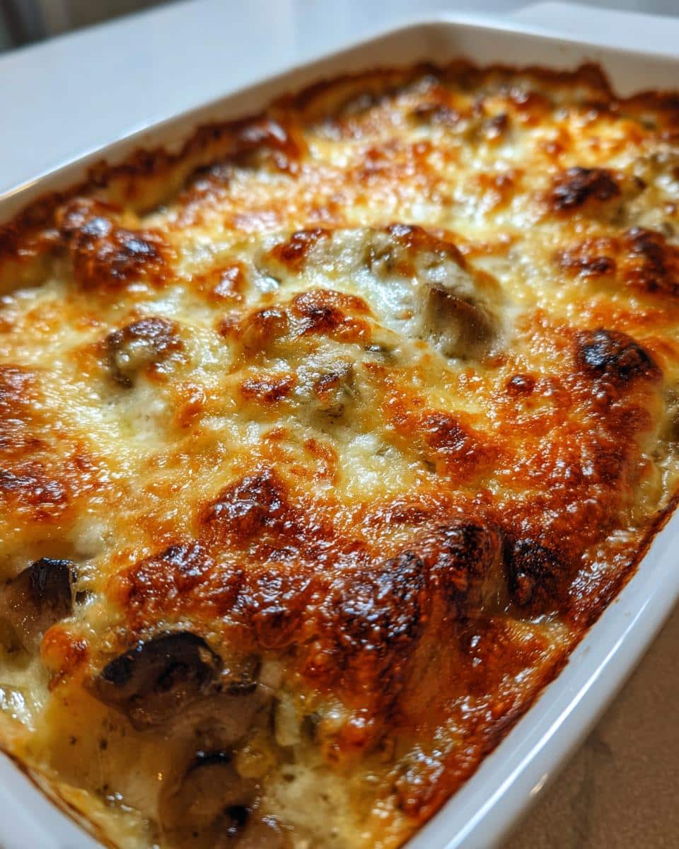 Creamy Mushroom & Leek Casserole - detail 3
