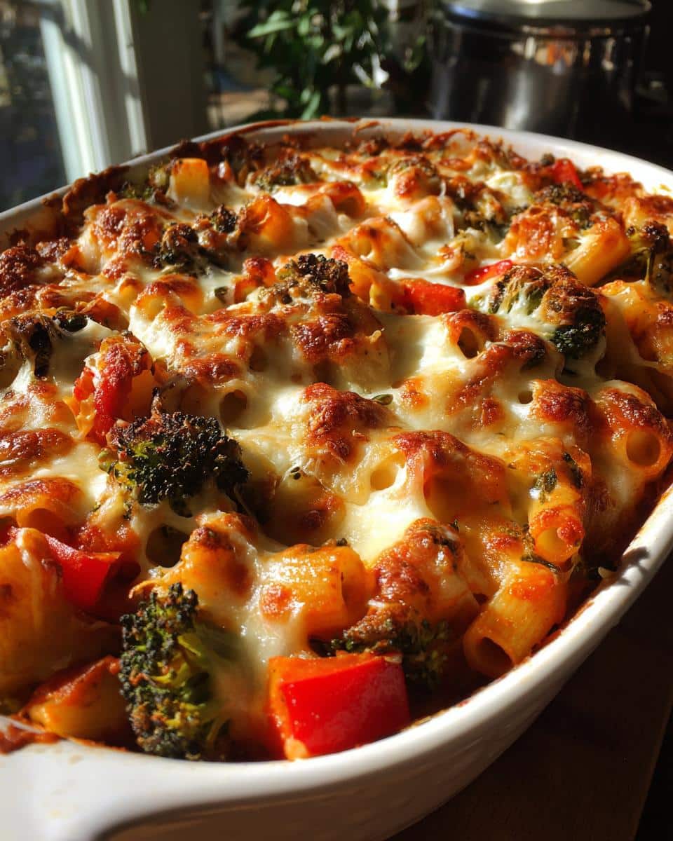 Easy Autumn Veggie Pasta Bake - detail 1