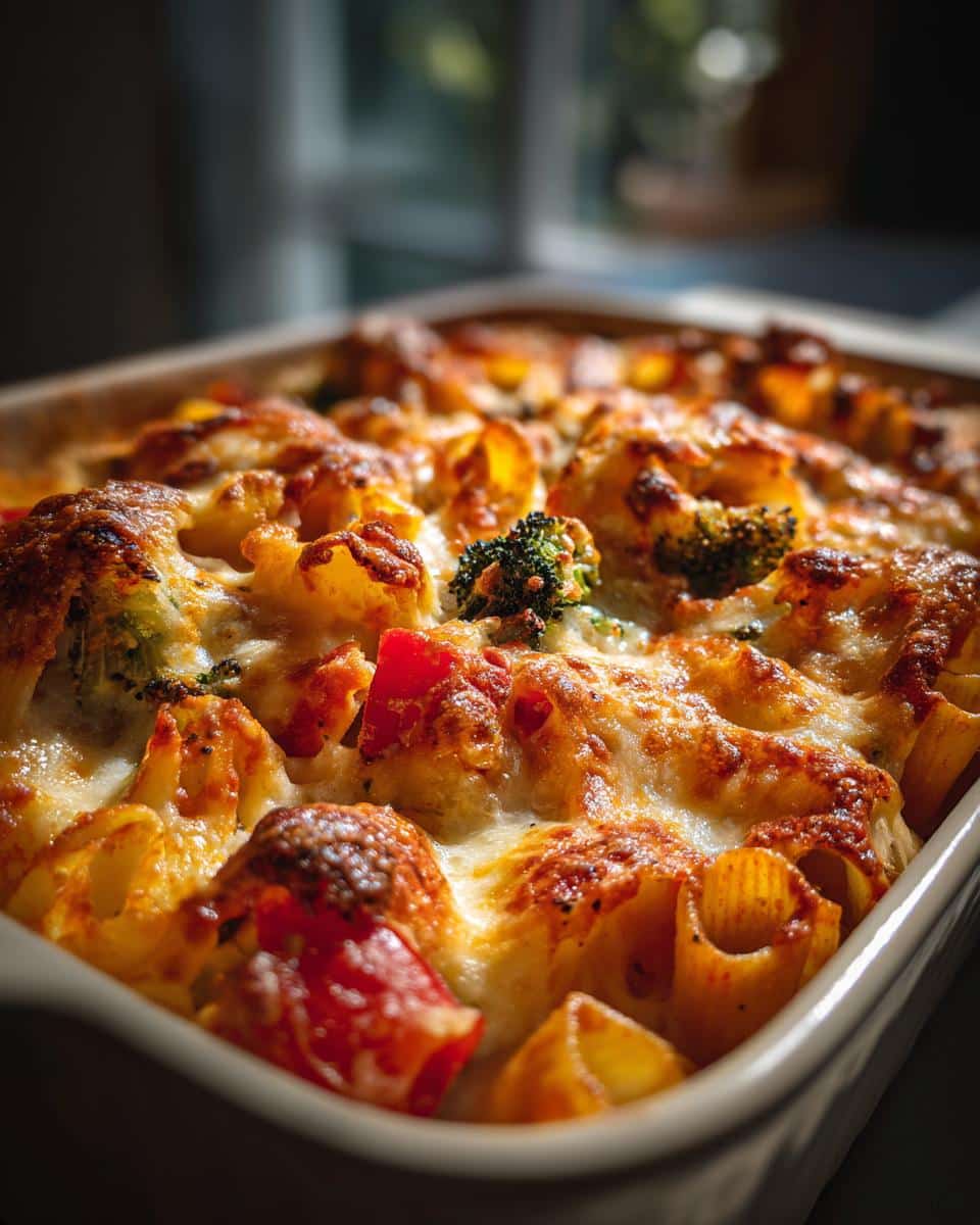 Easy Autumn Veggie Pasta Bake - detail 2