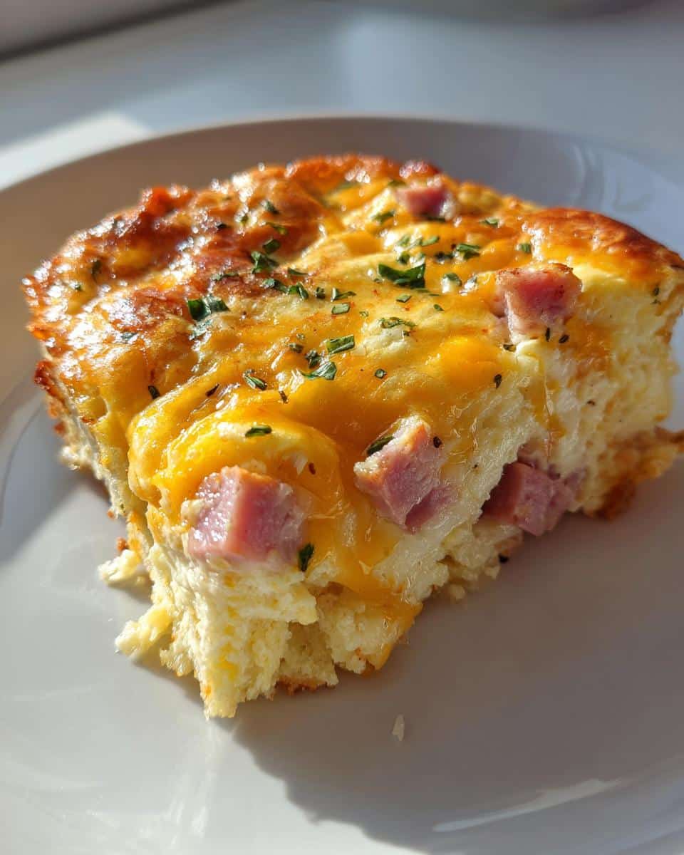 Easy Ham & Cheese Breakfast Bake - detail 1