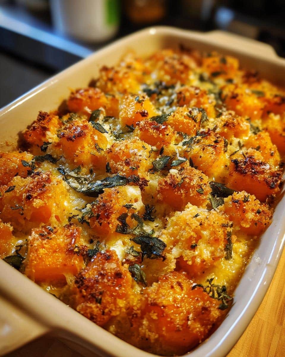 Fall Pumpkin & Sage Casserole - detail 3