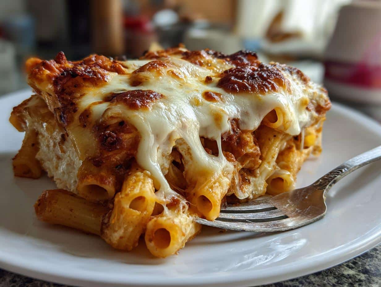 Irresistible 4-Cheese Baked Ziti Recipe to Devour Tonight