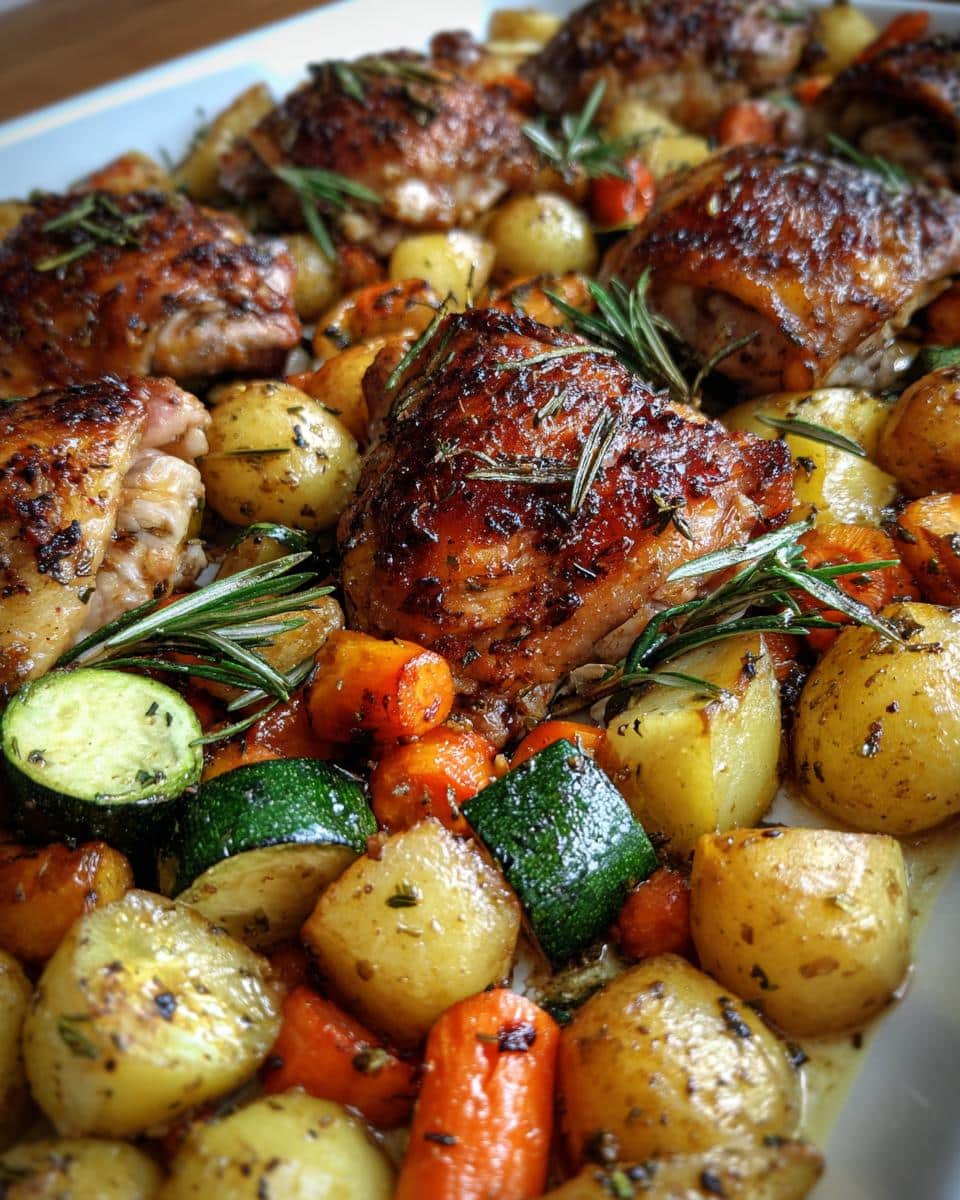 Herb-Roasted Chicken & Veggie Casserole - detail 1