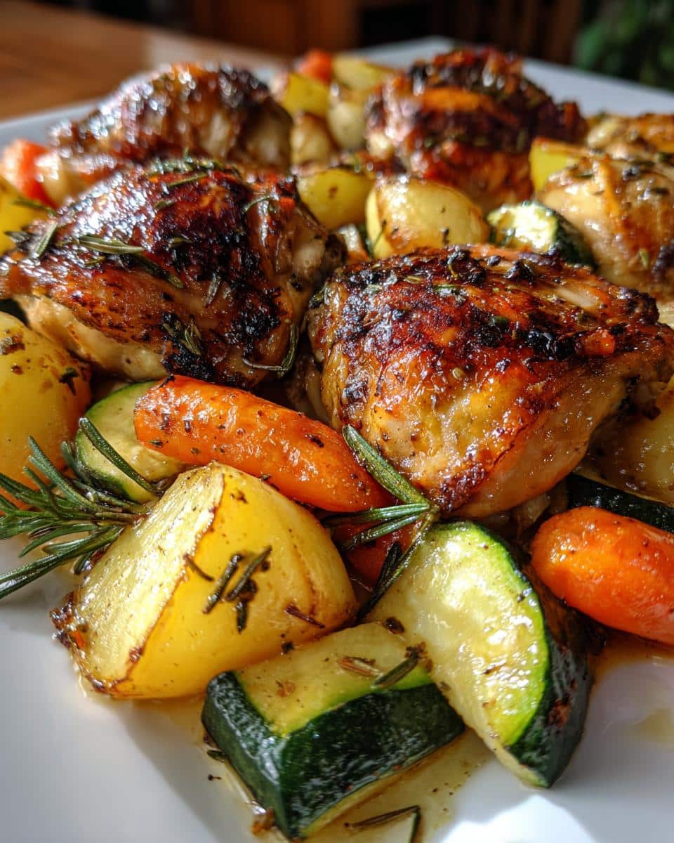 Herb-Roasted Chicken & Veggie Casserole - detail 2