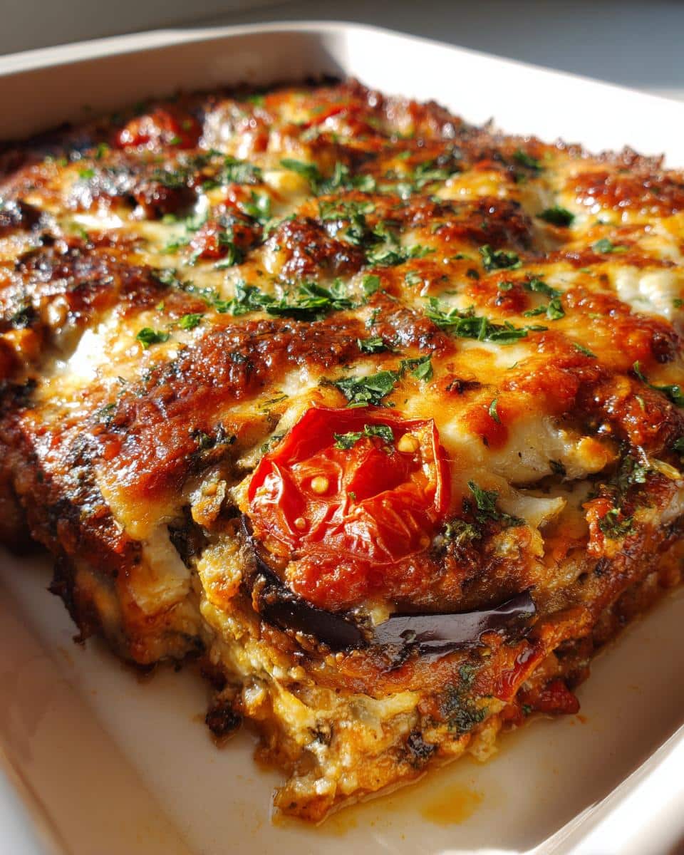 Mediterranean Eggplant Bake - detail 1