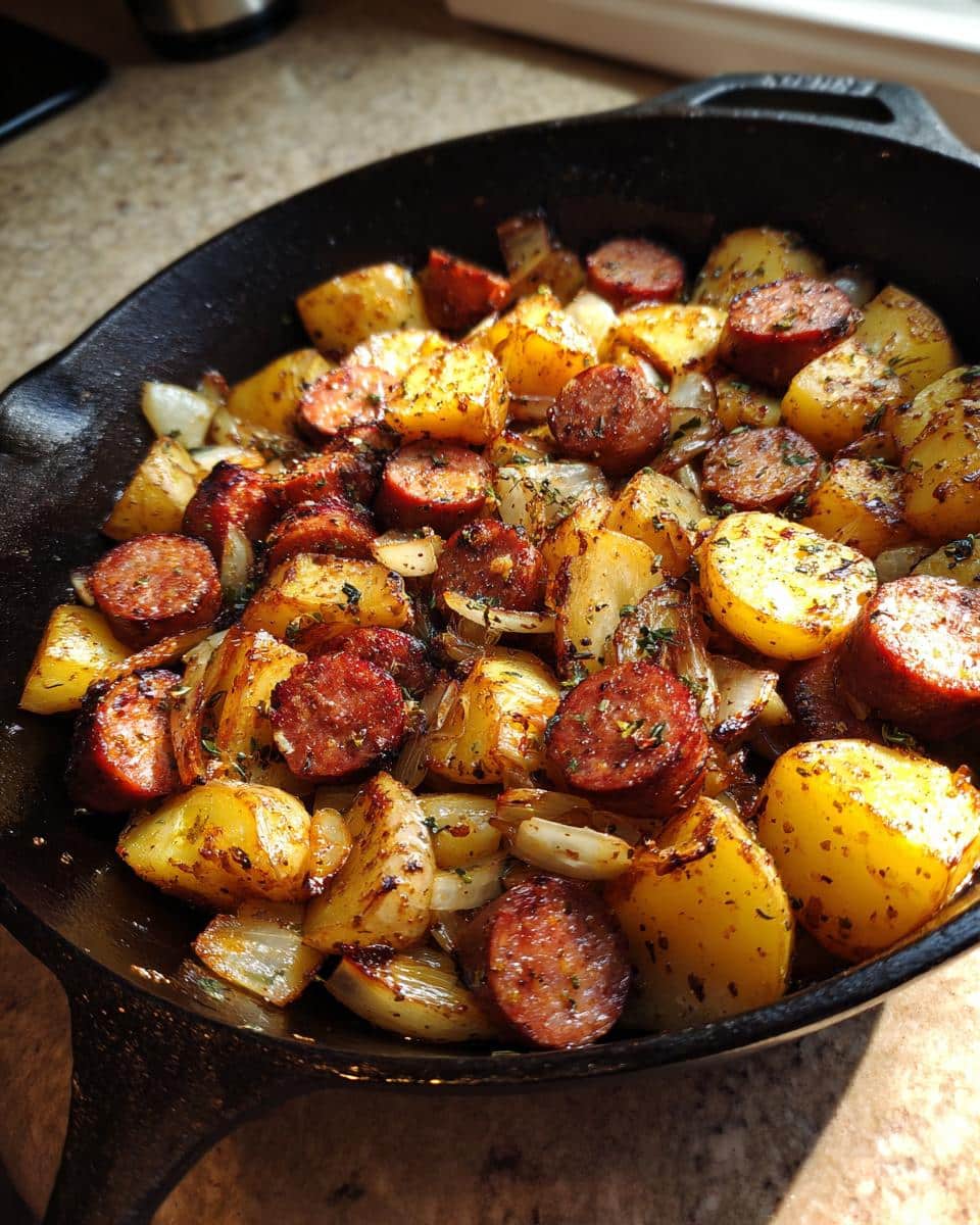 One-Pan Sausage & Potato Casserole - detail 1