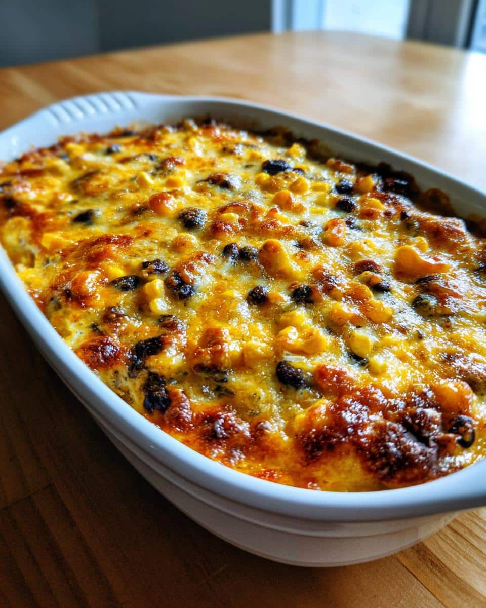 Quick Black Bean & Corn Casserole - detail 3