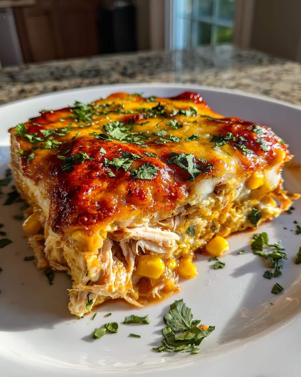 Quick Chicken Enchilada Casserole - detail 1