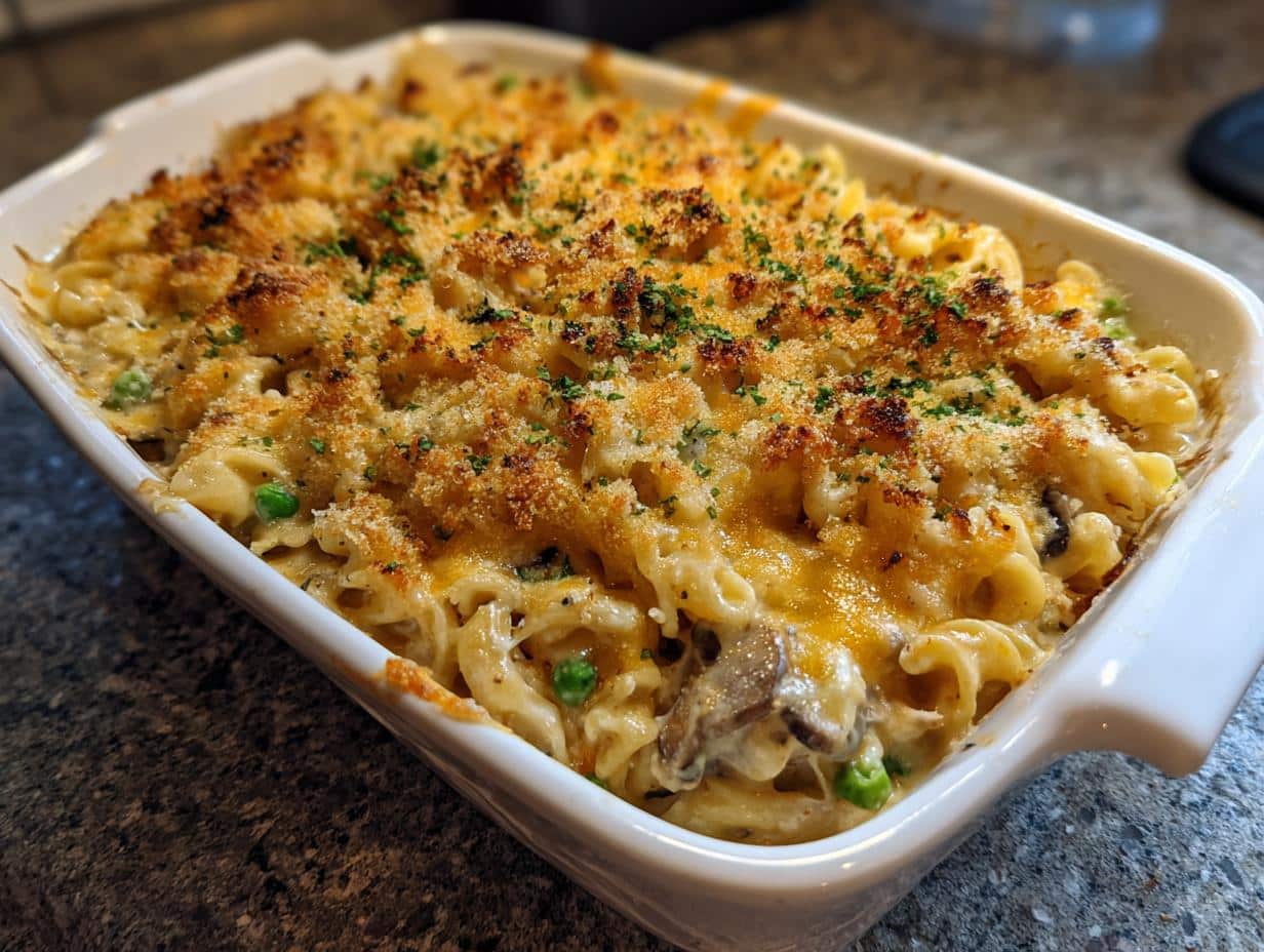 30-Minute Quick Tuna Noodle Casserole That Never Fails